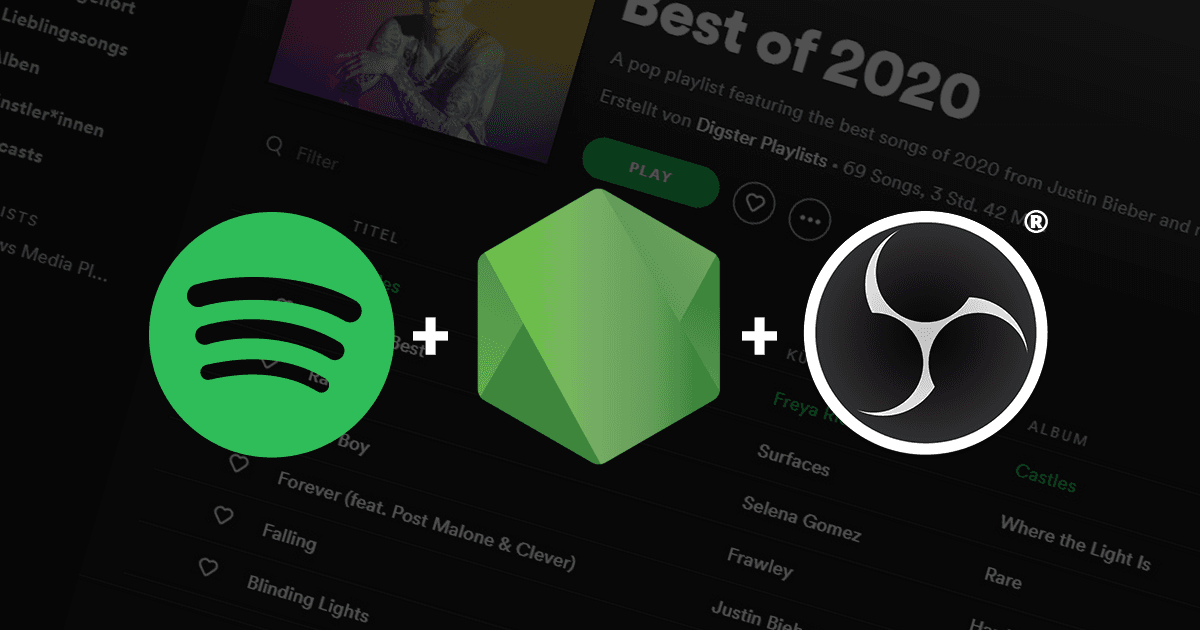 Use NodeJS to fetch currently playing Spotify song